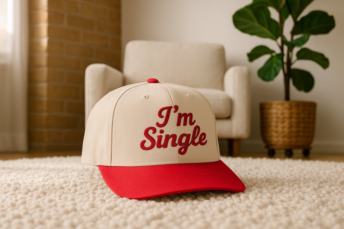 I'm Single Baseball Cap